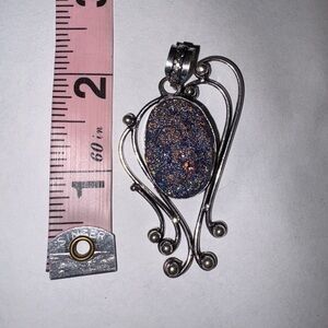 Titanium Druzy Pendant